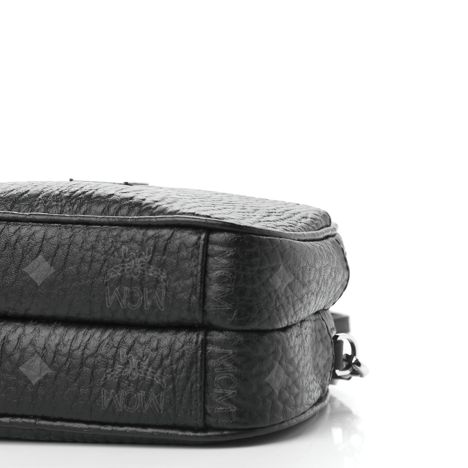MCM Visetos Camera Crossbody Bag Black 9 of 9