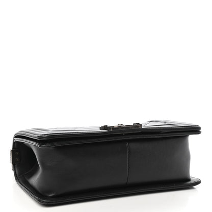 Chanel Calfskin Quilted Medium Boy Flap Black 4 of 10