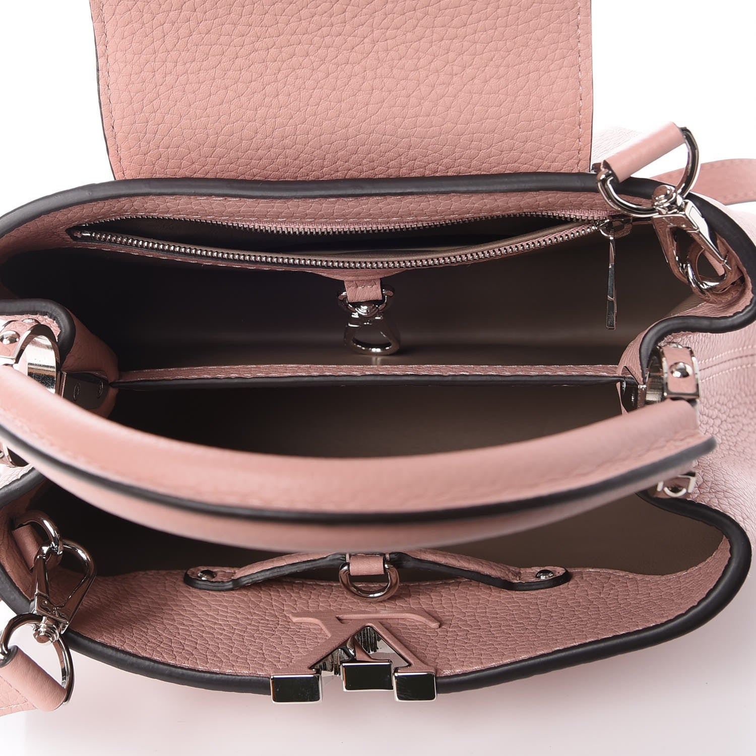 Louis Vuitton Taurillon Capucines BB Magnolia 8 of 10