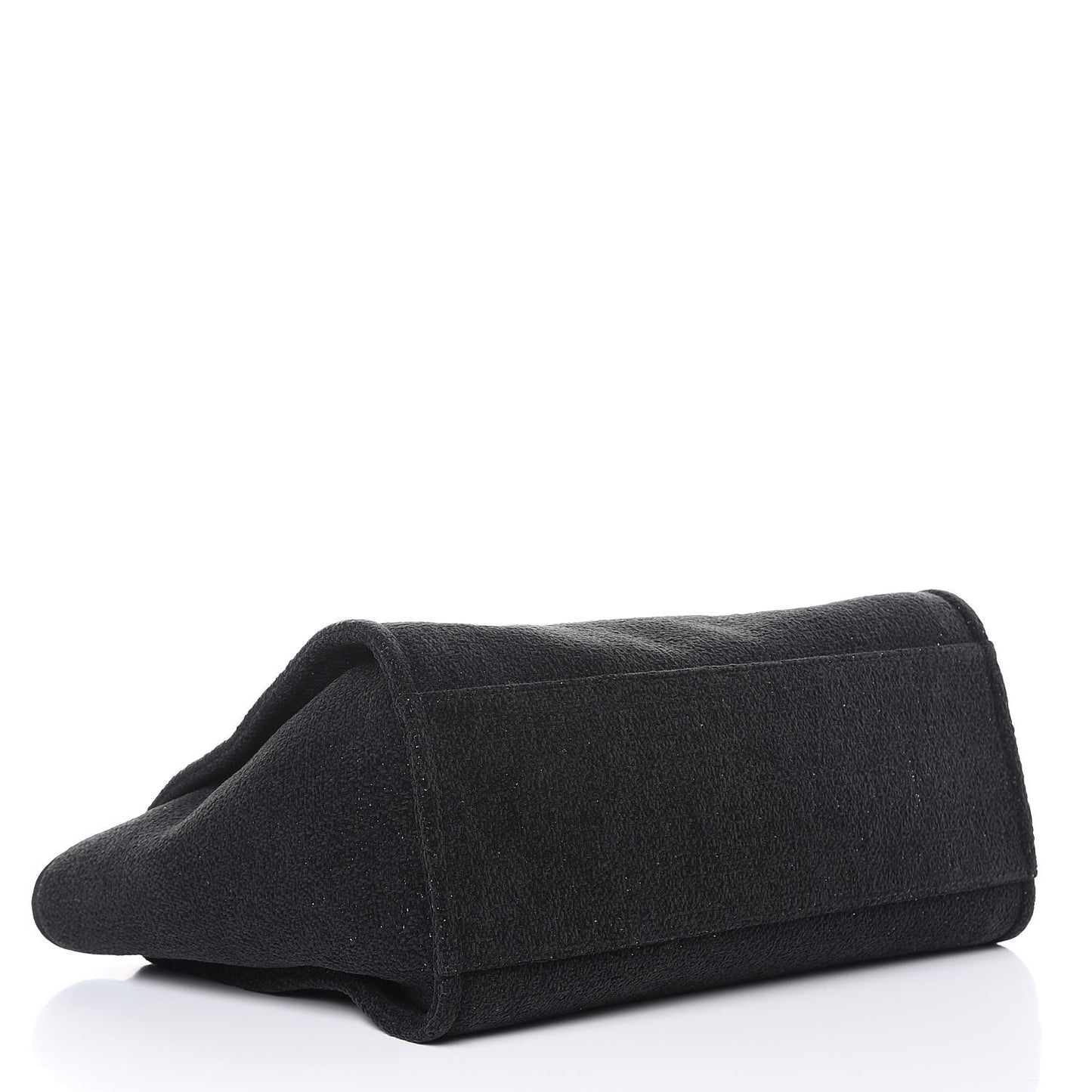 Lurex Boucle Medium Deauville Tote Black