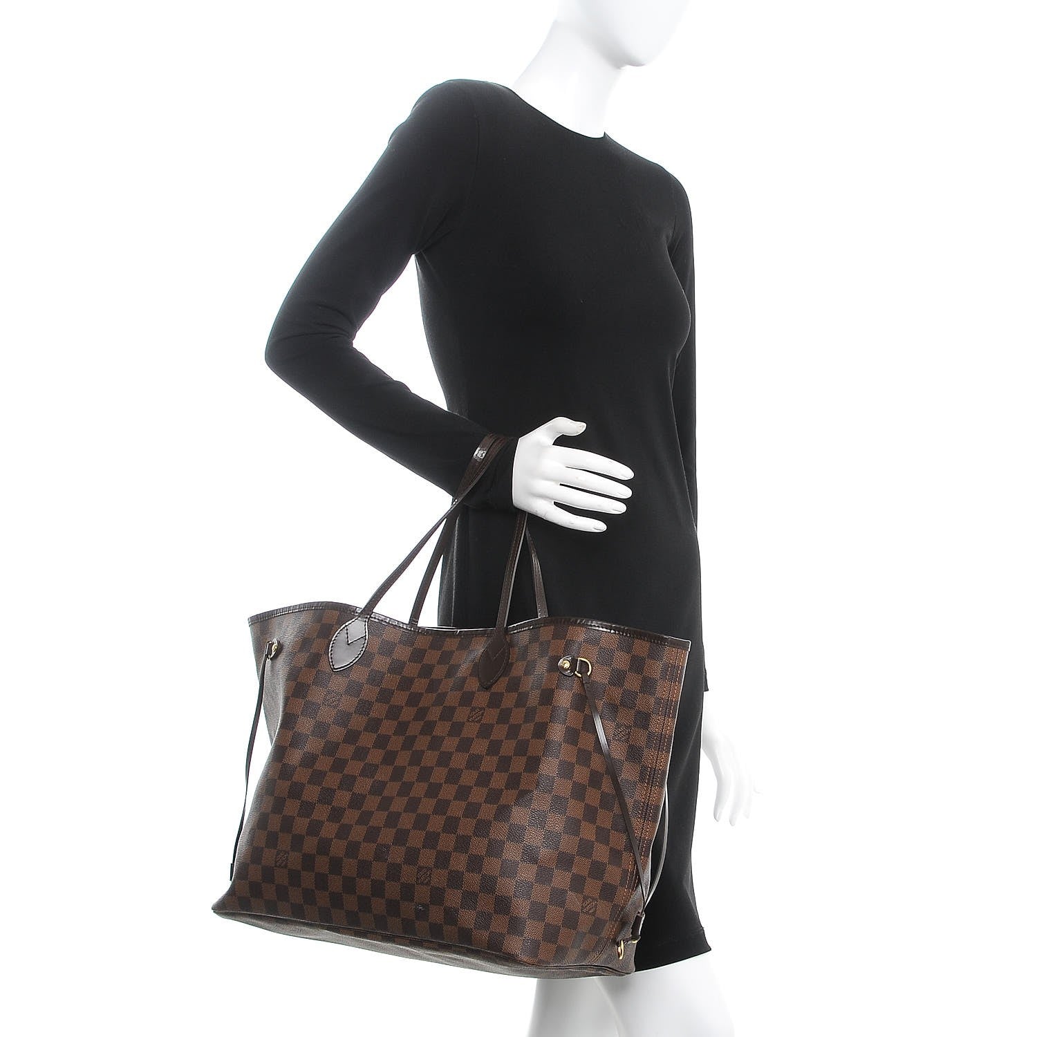 Louis Vuitton Damier Ebene Neverfull GM 2 of 11