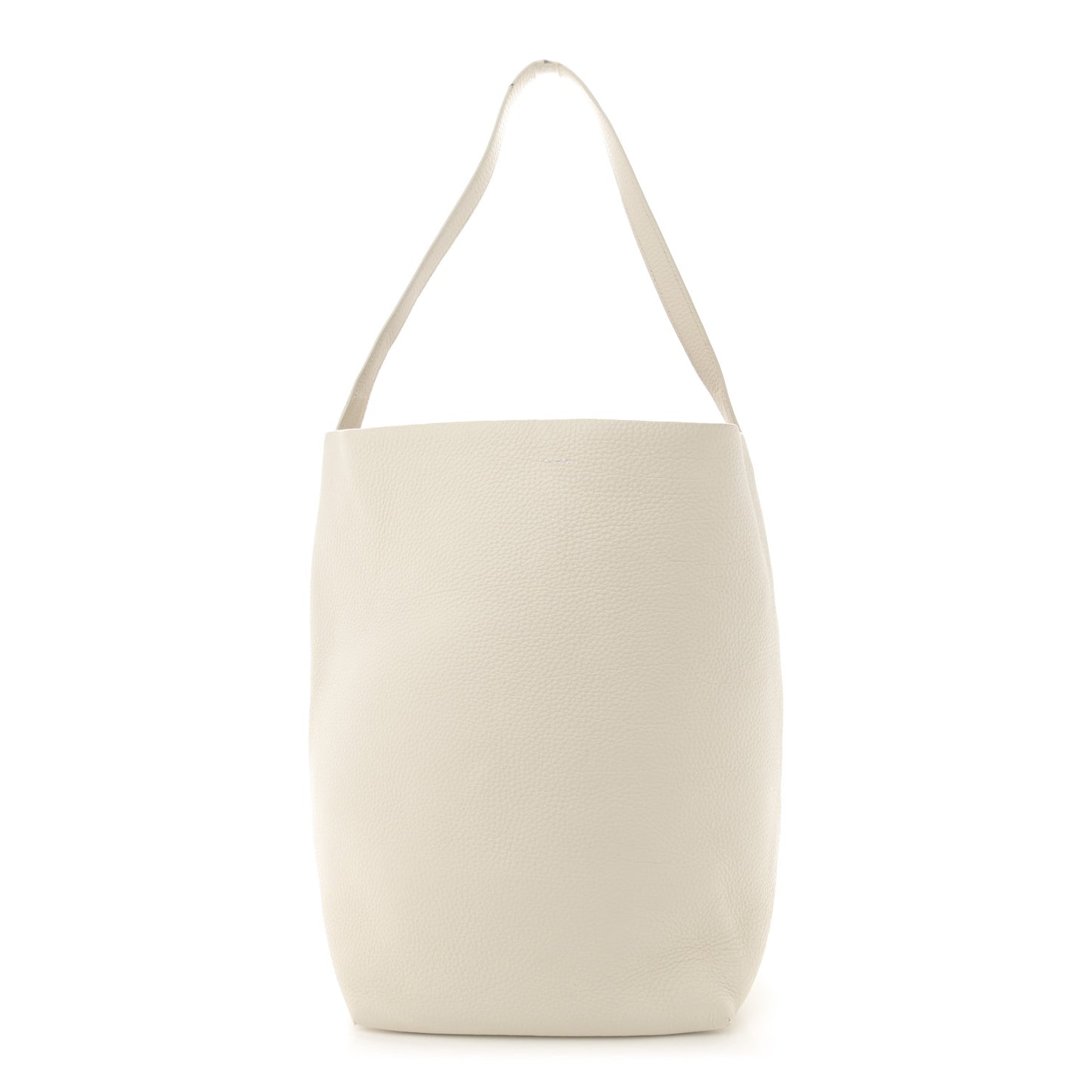 Grained Calfskin Large N/S Park Tote Ivory