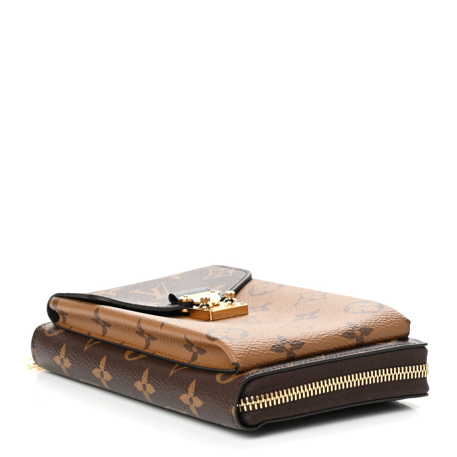 Louis Vuitton Reverse Monogram Metis Vertical Zippy Wallet 7 of 17