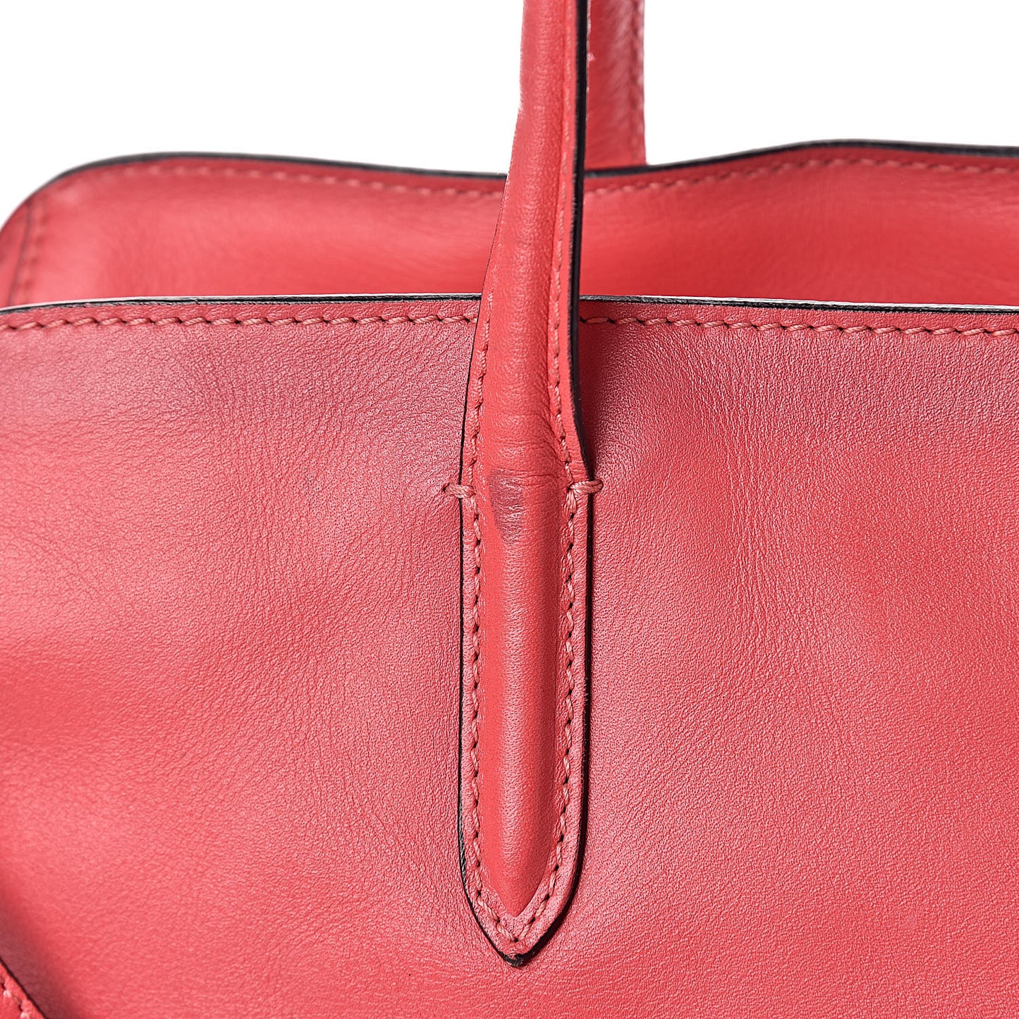 Calfskin Small Skull Padlock Zip Around Tote Pink
