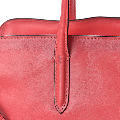 Alexander McQueen Calfskin Small Skull Padlock Zip Around Tote Pink 19 of 28