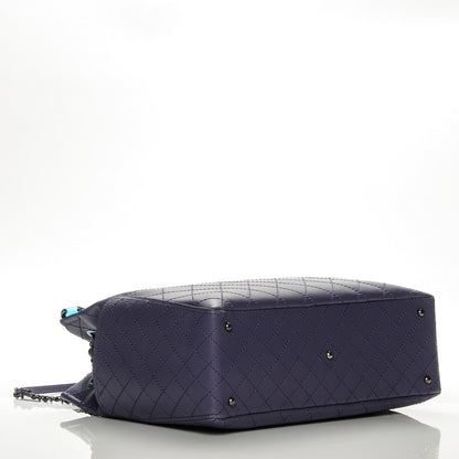 Chanel Calfskin CC Pocket Tote Purple 4 of 7
