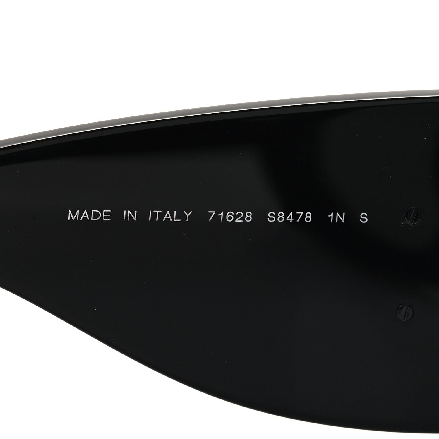 Chanel Acetate CC Logo Square Sunglasses 71628 Black White 6 of 7