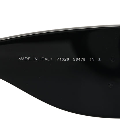 Chanel Acetate CC Logo Square Sunglasses 71628 Black White 6 of 7