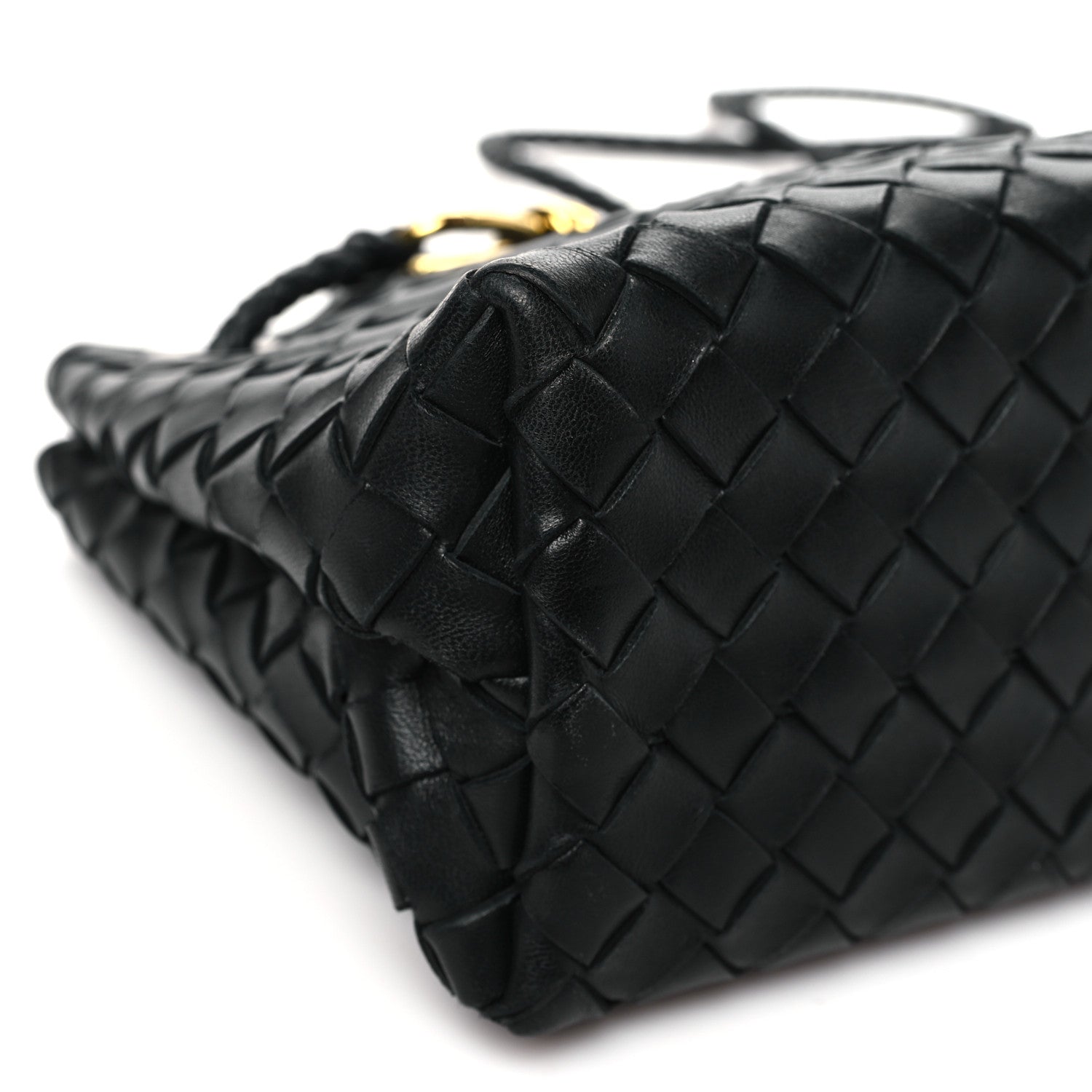 Bottega Veneta Nappa Intrecciato Small Andiamo Shoulder Bag Black 8 of 9