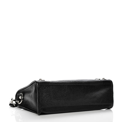 Balenciaga Chevre Silver Metallic Edge Hardware S City Black 4 of 7