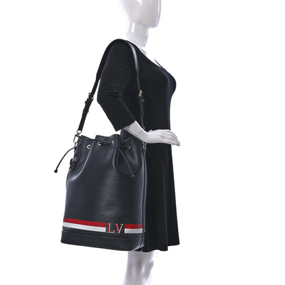 Louis Vuitton Epi Noe Navy Stripes 2 of 13