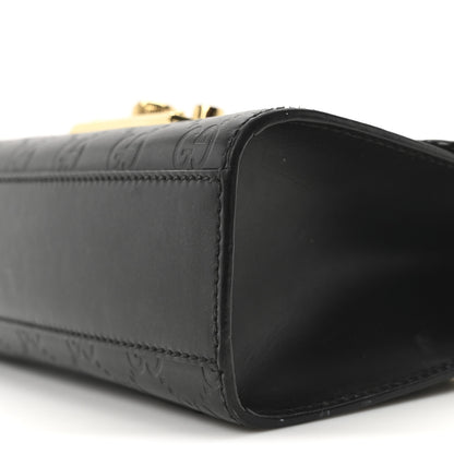 Gucci Guccissima Small Padlock Shoulder Bag Black 10 of 10