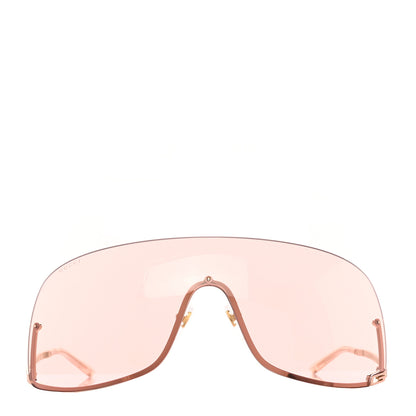 Gucci Metal Mask Shaped Frame Sunglasses GG1560S Pink 2 of 8