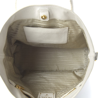 Prada Vitello Daino Tote Talco 6 of 11