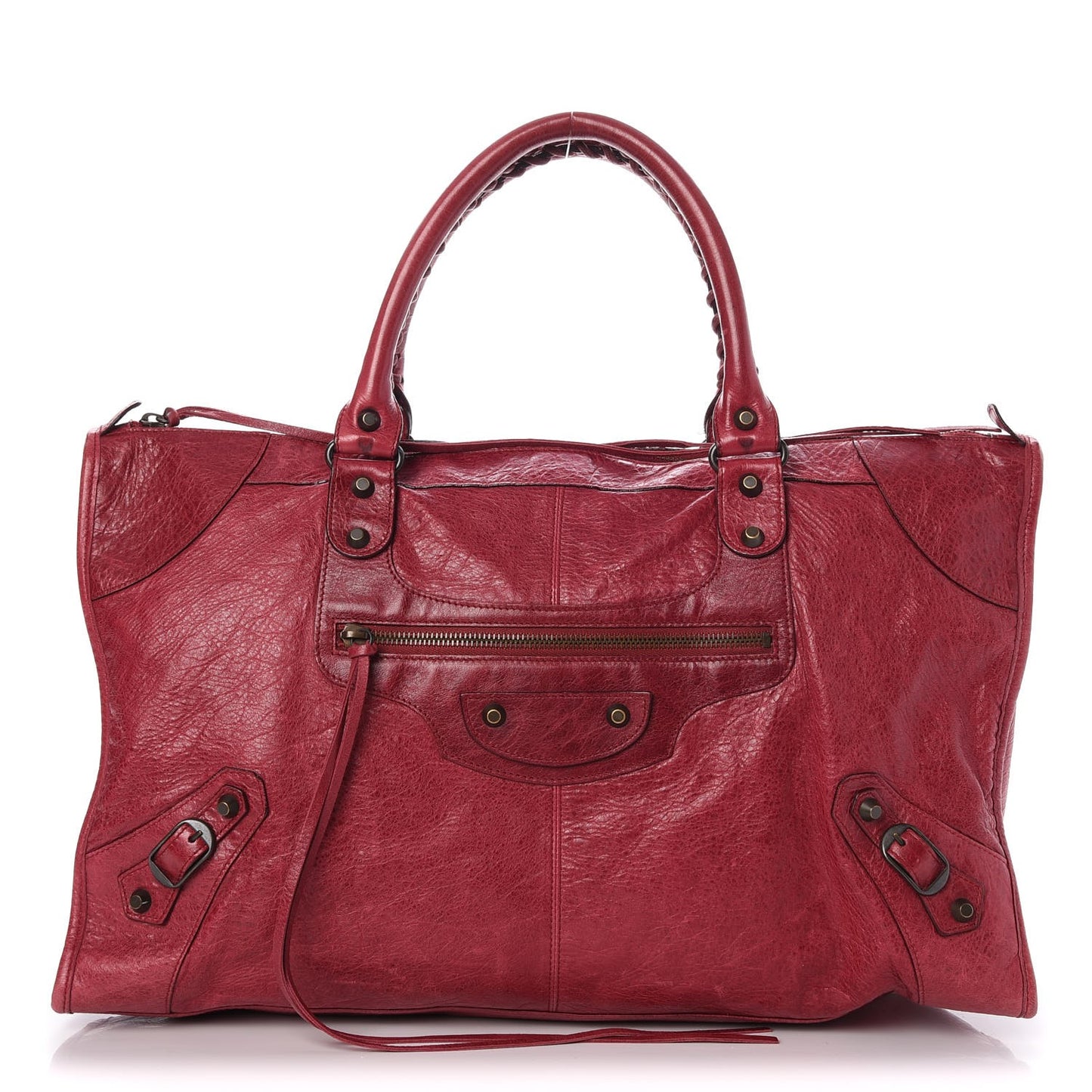 Agneau Classic Hardware Work Pourpre