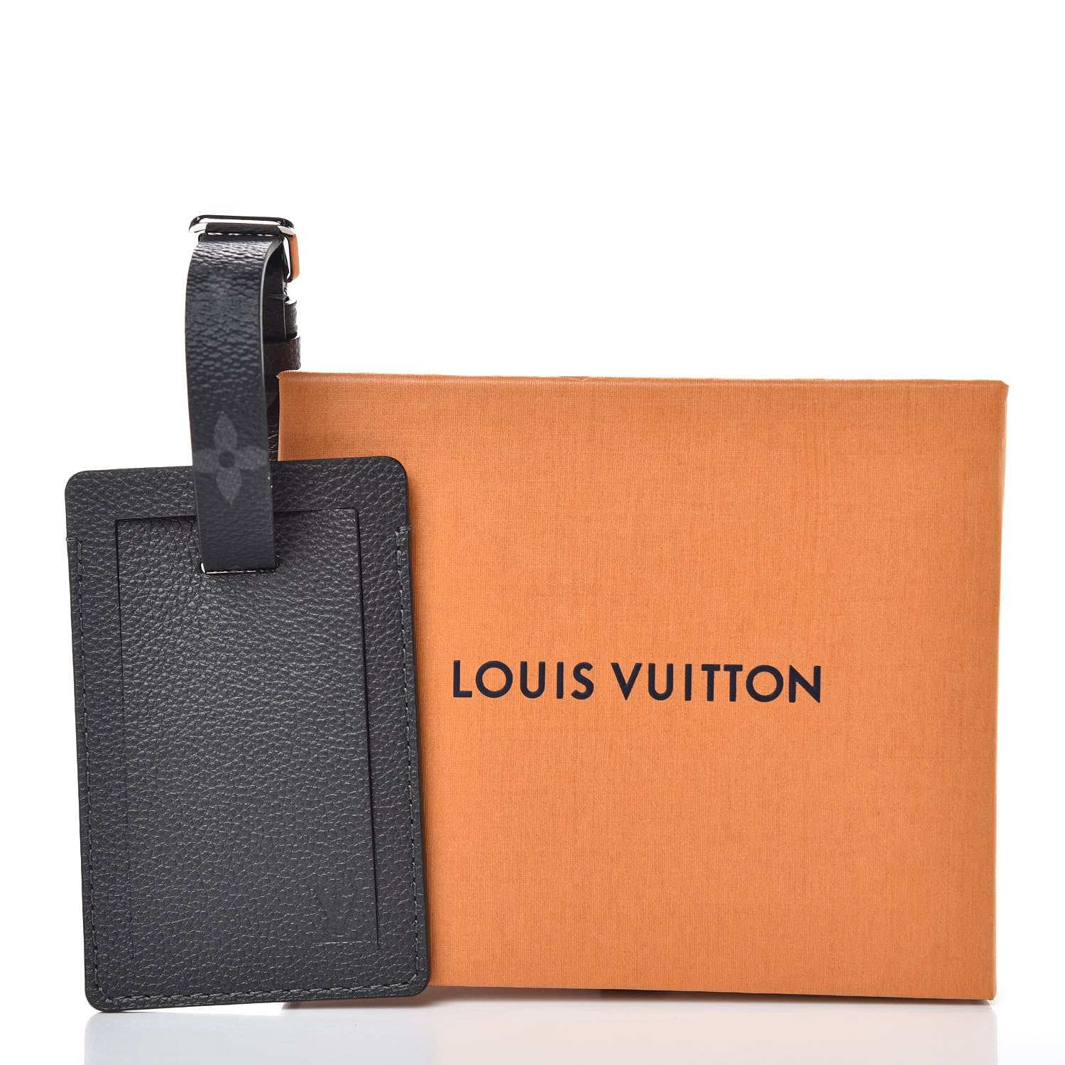 Louis Vuitton Calfskin Monogram Eclipse Luggage Tag 3 of 3