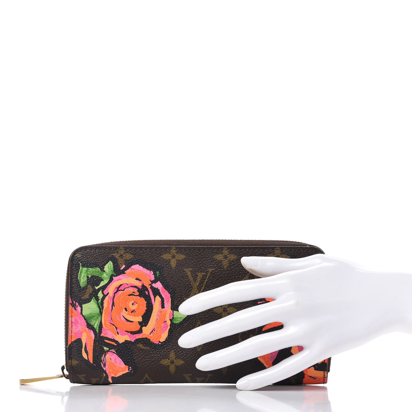 Monogram Roses Zippy Wallet