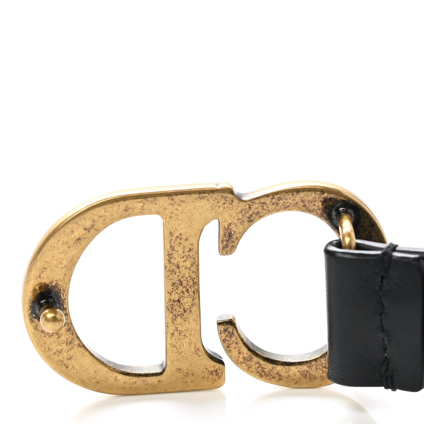 Calfskin CD Belt 70 Black