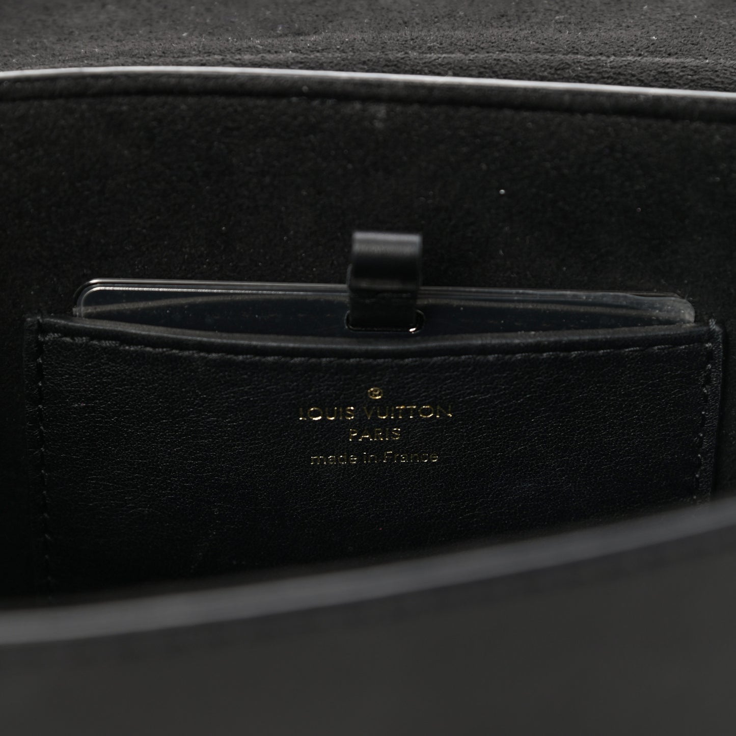 Calfskin Since 1854 Embroidered Twist MM Black