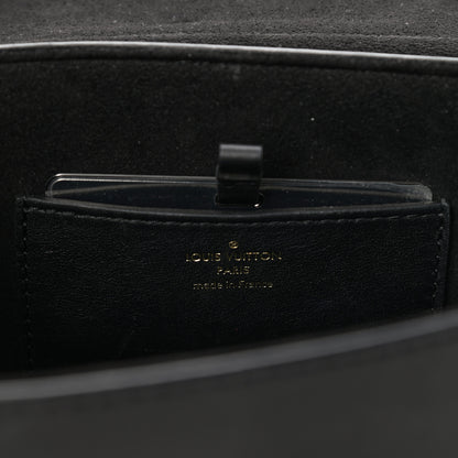 Louis Vuitton Calfskin Since 1854 Embroidered Twist MM Black 6 of 11