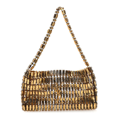 Saint Laurent Crystal Embellished Minaudiere Small Bag Bronze 1 of 10