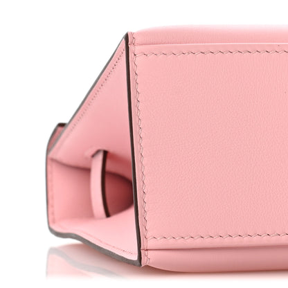 Hermes Swift Kelly Pochette Clutch Rose Sakura 9 of 11