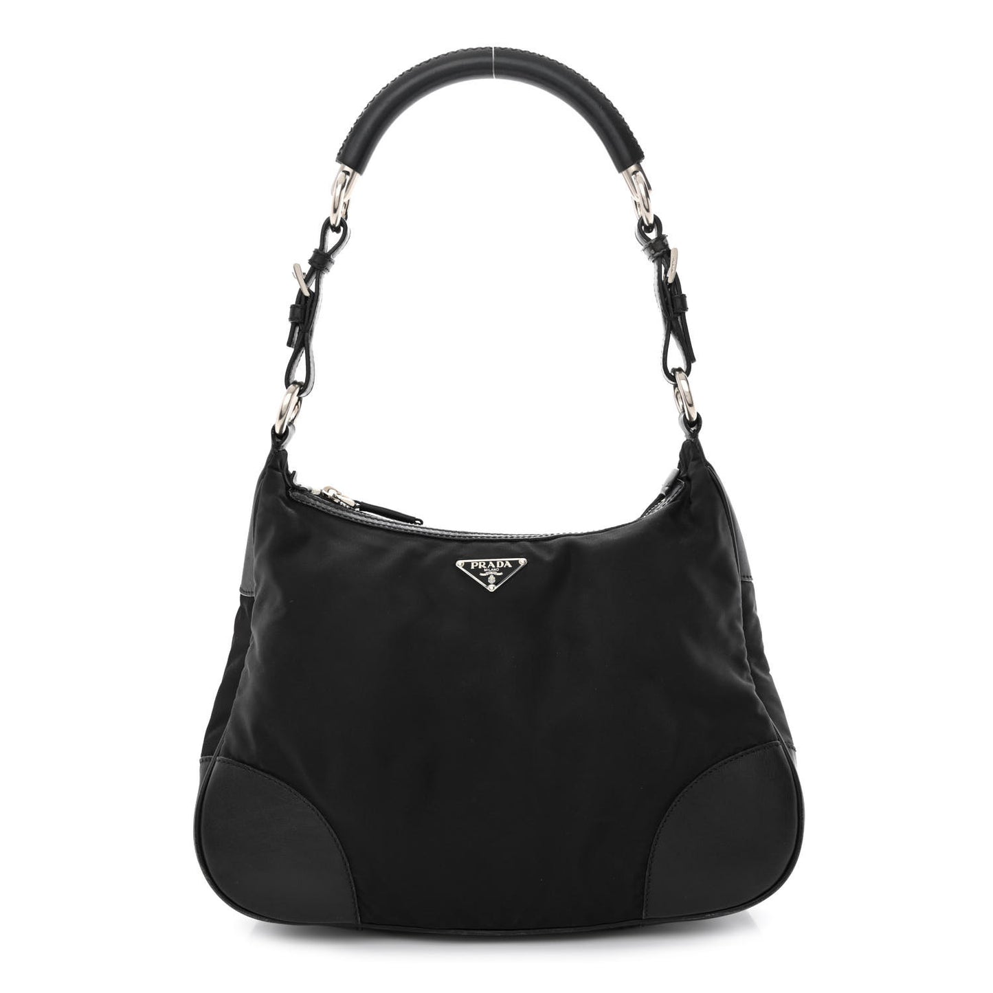 Tessuto Nylon Hobo Black