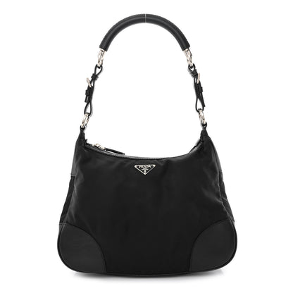 Prada Tessuto Nylon Hobo Black 1 of 12