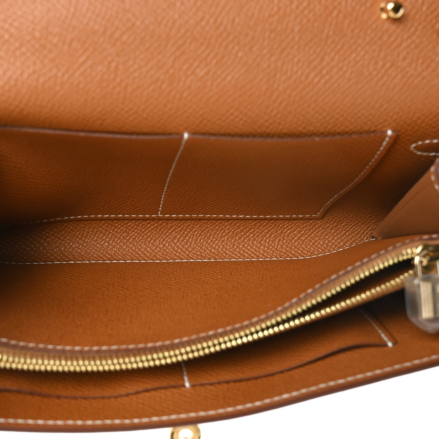 Hermes Epsom Kelly Wallet To Go Gold 5 of 12