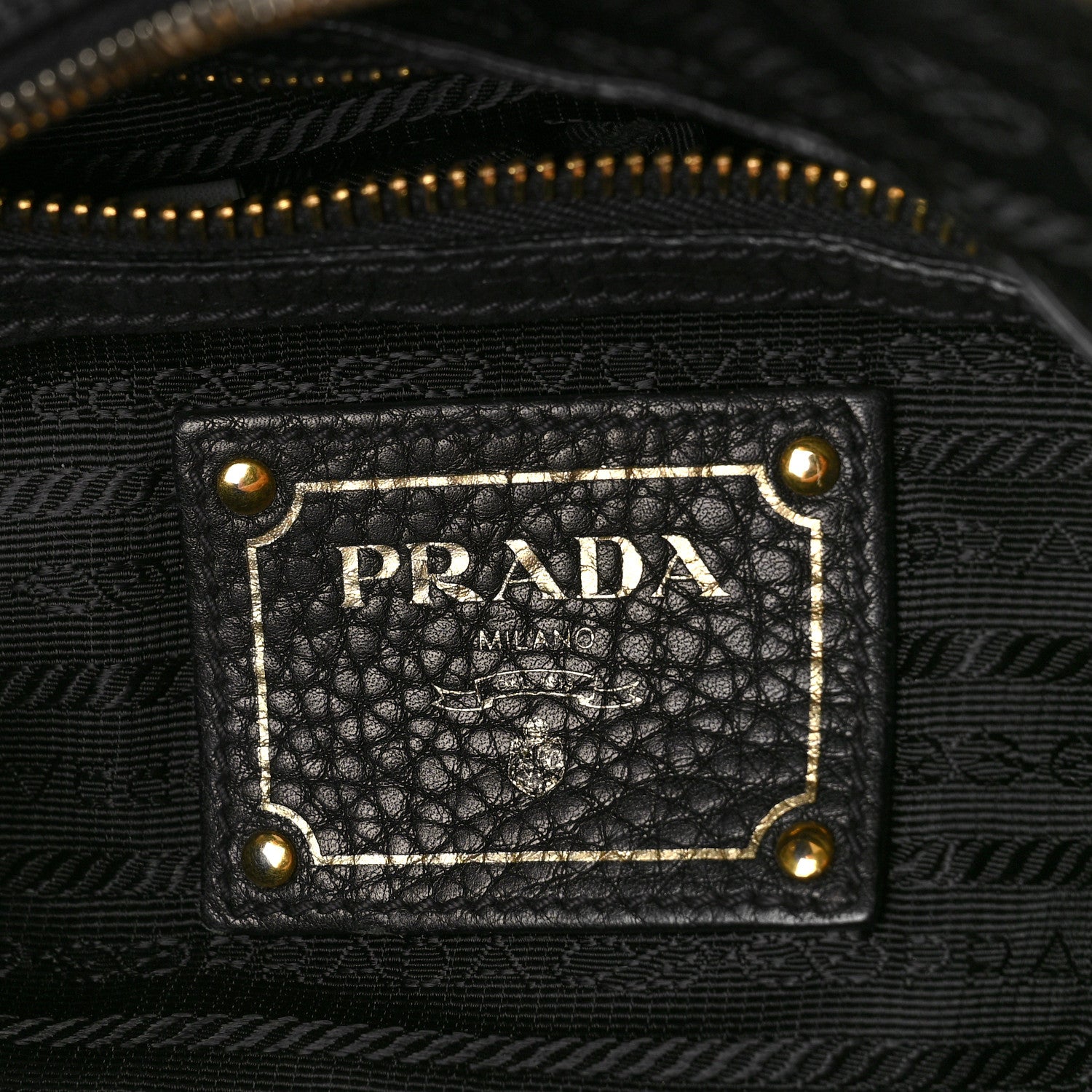 Prada Vitello Daino Hobo Black 6 of 9