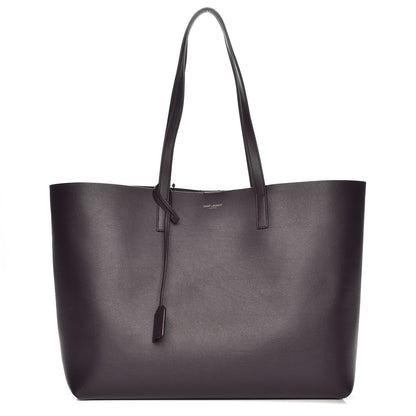 Saint Laurent Calfskin Large Shopping Tote Violet 1 of 8