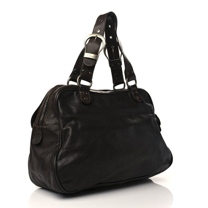 Christian Dior Calfskin Medium Gaucho Double Saddle Bag Brown 2 of 6