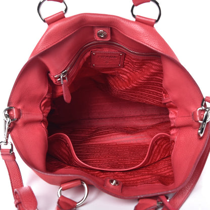 Prada Vitello Phenix Tote Peonia 5 of 26