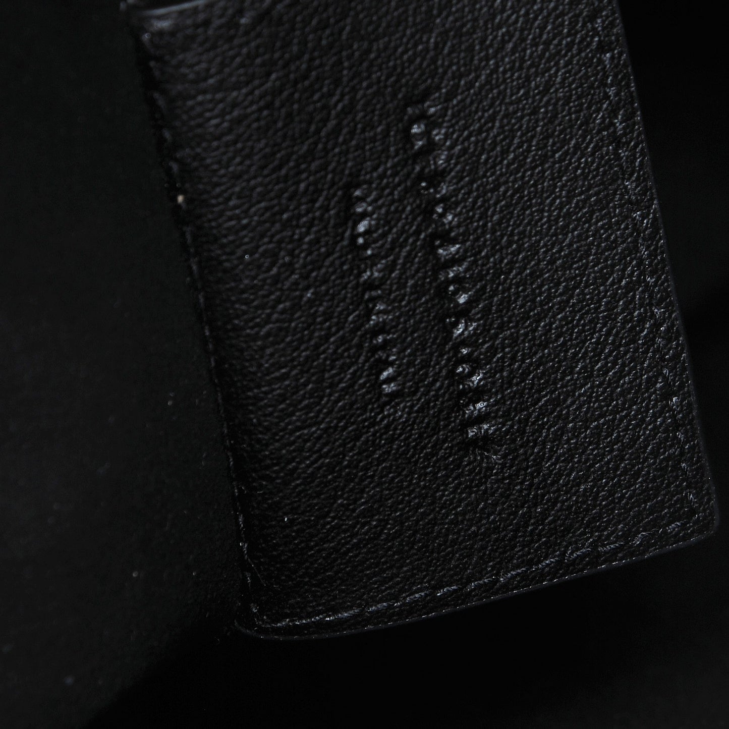 Calfskin Large Shopping Tote Black