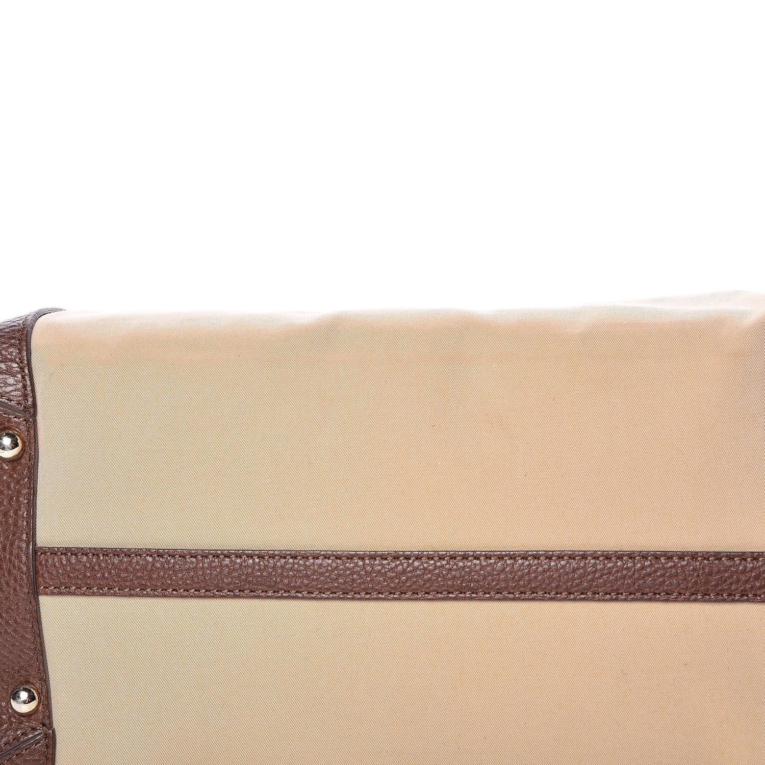 Burberry Canvas Calfskin Logo Tote Brown 14 of 15