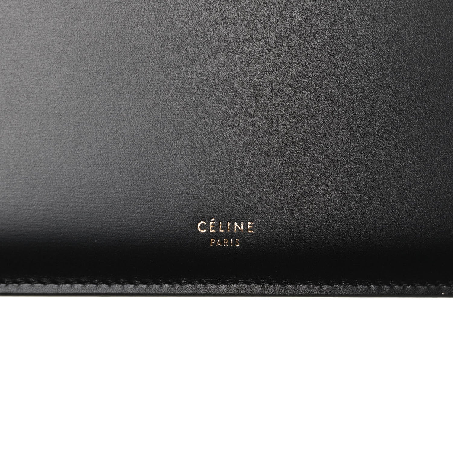 Celine Box Calfskin Medium Clasp Bag Black 6 of 10