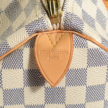 Louis Vuitton Damier Azur Speedy 30 5 of 8