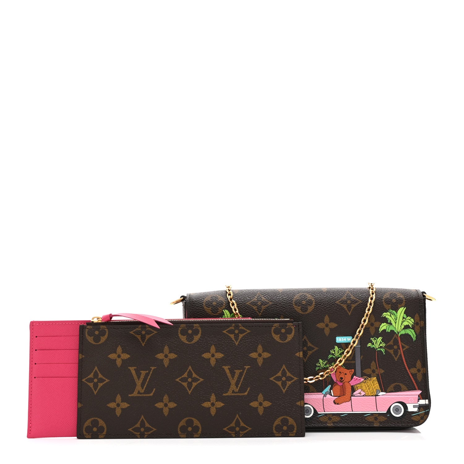 Louis Vuitton Monogram 2021 Christmas Animation Hollywood Pochette