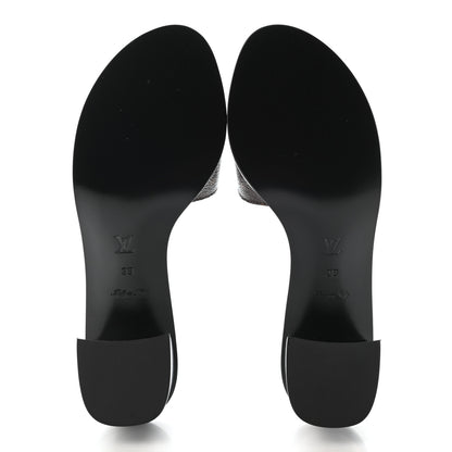 Louis Vuitton Monogram Lock It Mules 38 5 of 8