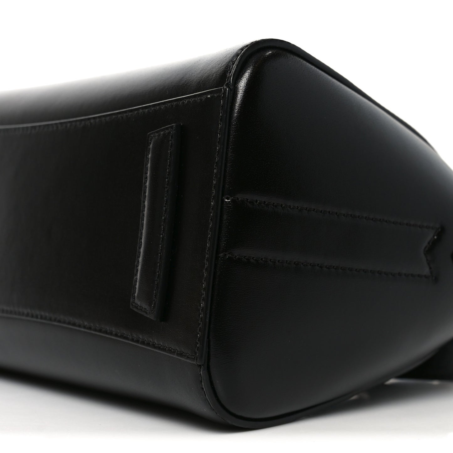 Shiny Lord Calfskin Mini Antigona Black