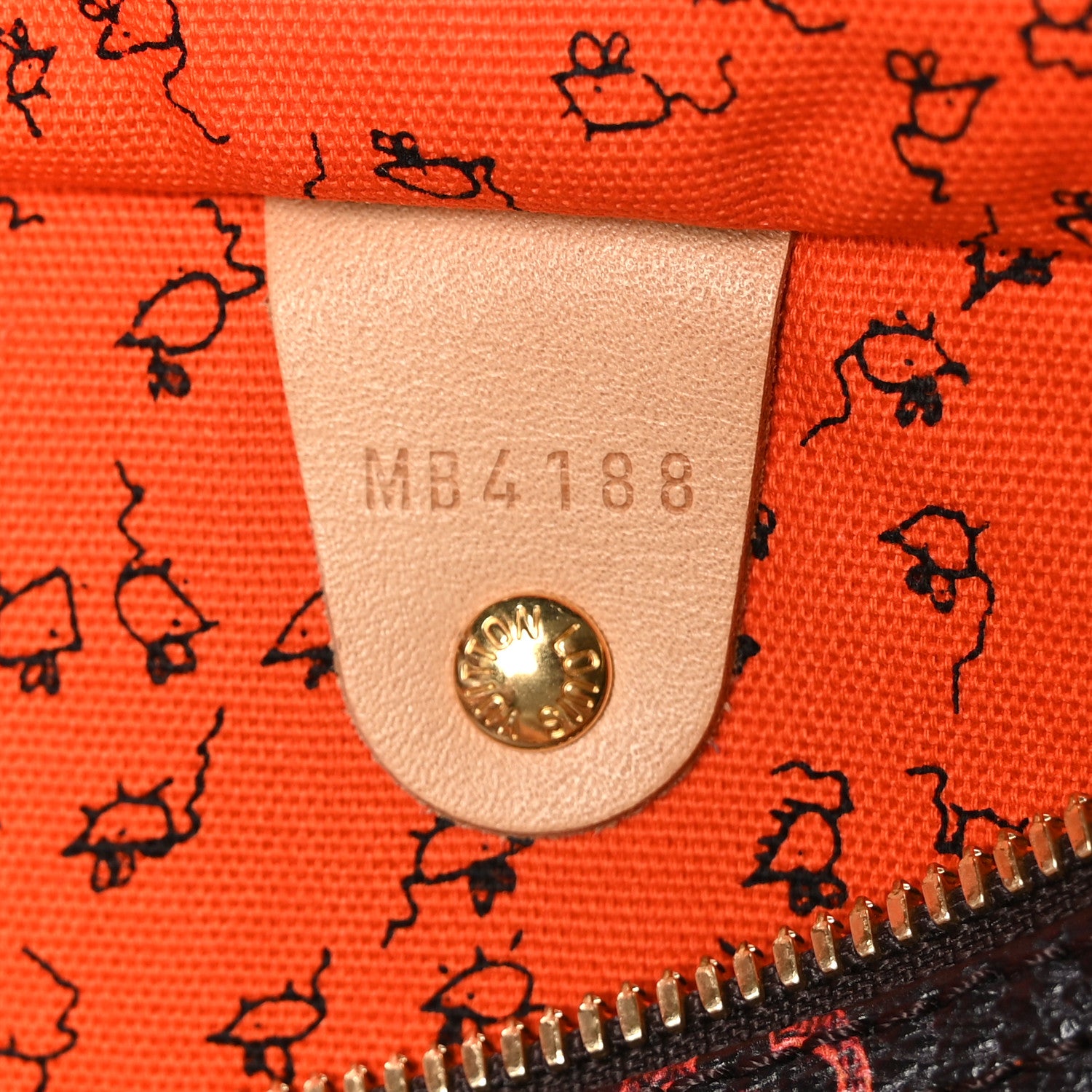 Louis Vuitton Catogram Speedy Bandouliere 30 Marron 6 of 11