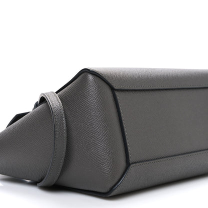 Celine Grained Calfskin Nano Belt Bag Grey 10 of 11