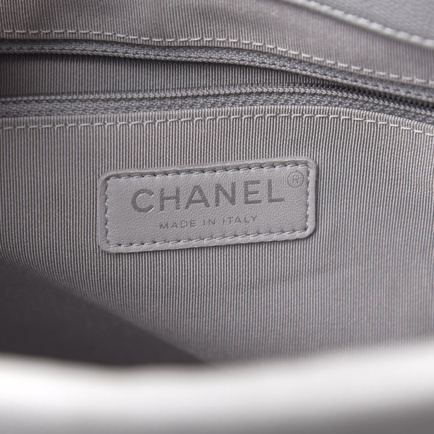 Chanel Caviar Quilted Large Urban Companion Top Handle Shopping Tote Grey 6 of 12
