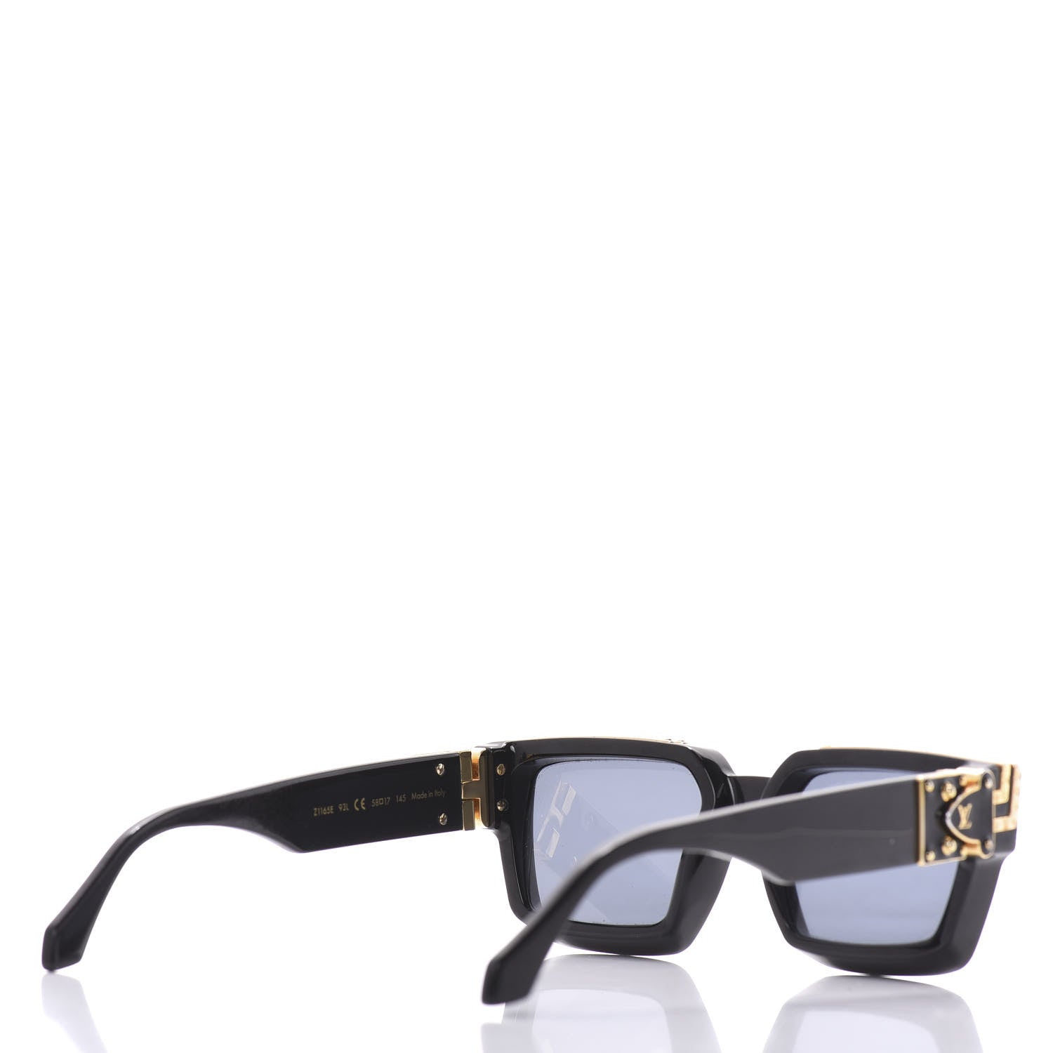 Louis Vuitton Acetate 1.1 Millionaires Sunglasses Z1165E Black 4 of 6