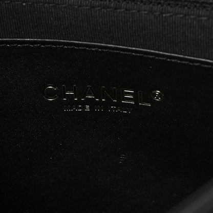 Chanel Lambskin Quilted CC Messenger Black 6 of 9