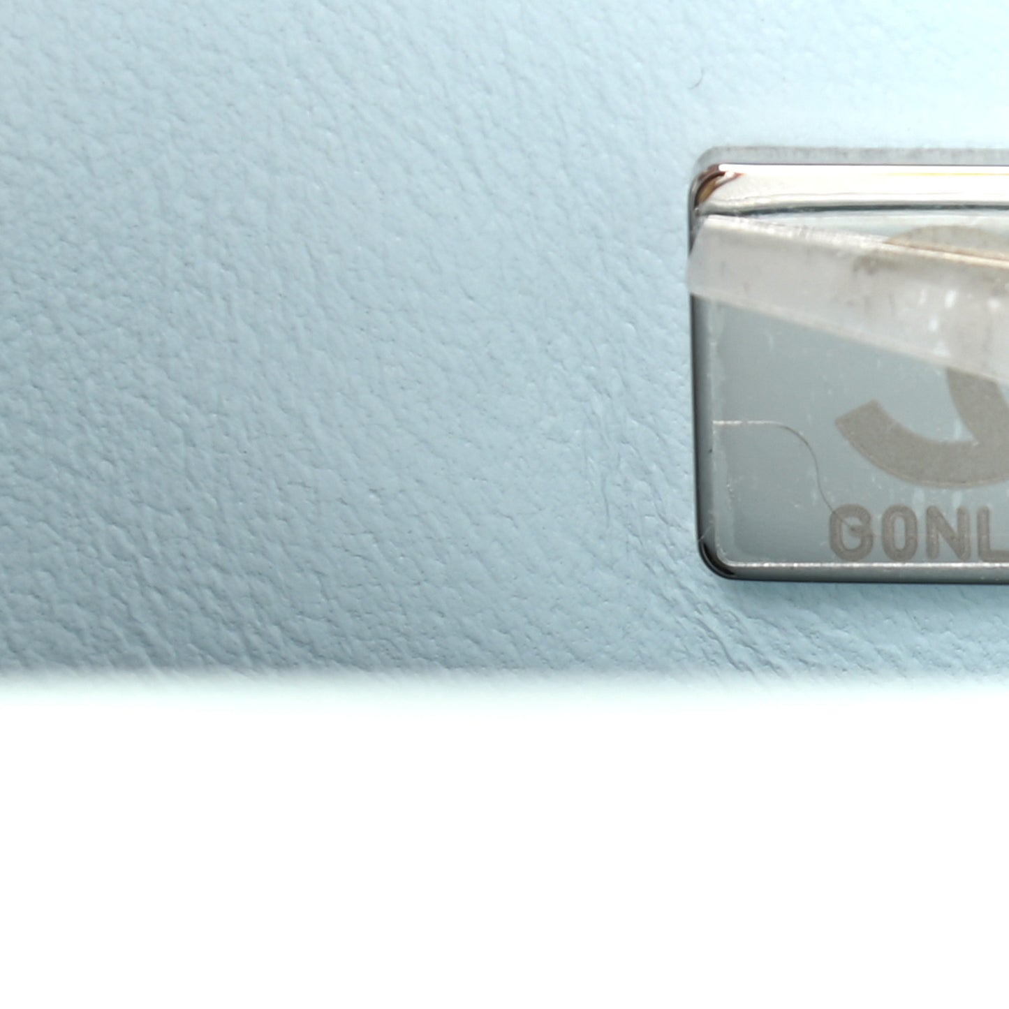 Iridescent Caviar Quilted Extra Mini Coco Handle Flap Light Blue