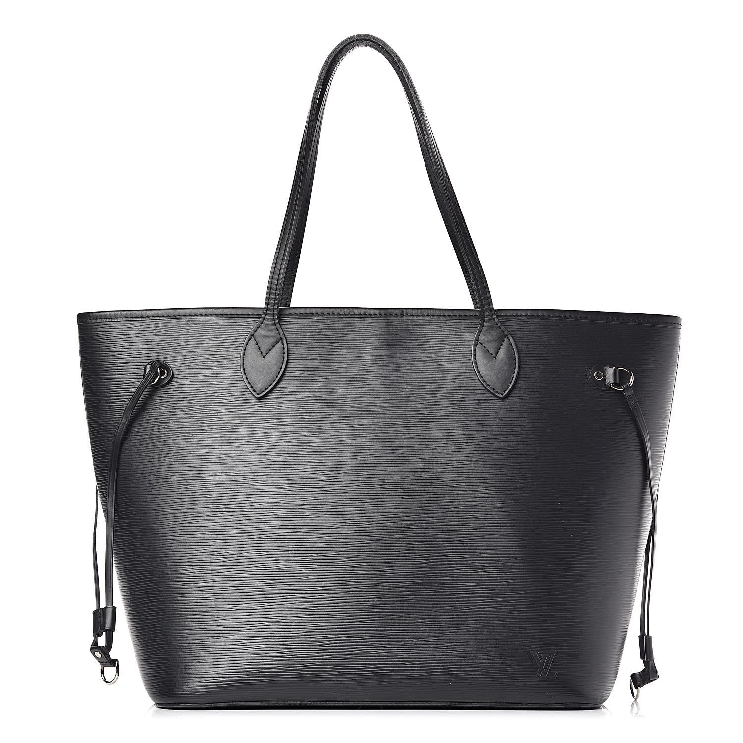 Louis Vuitton Epi Neverfull MM Black 3 of 13