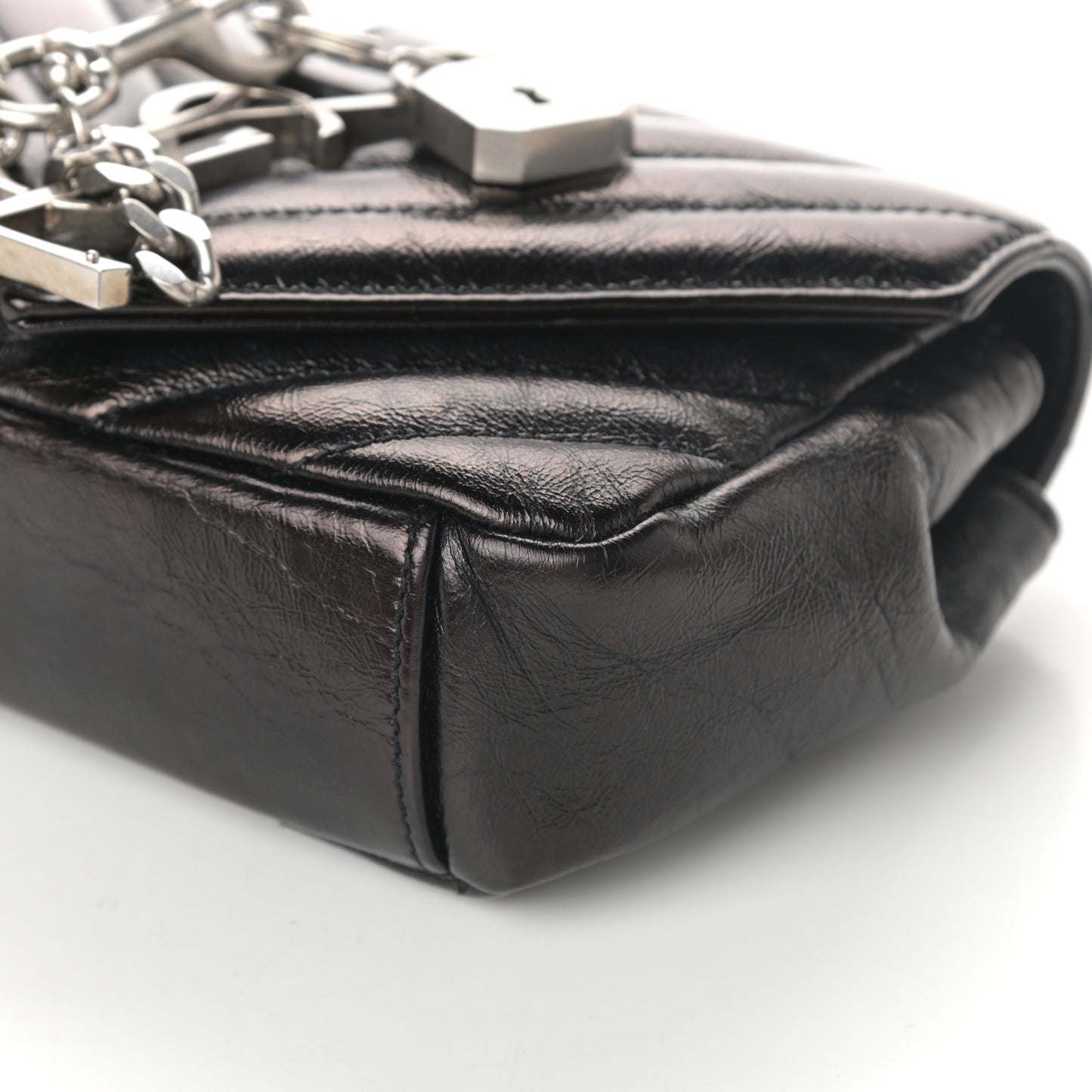 Calfskin Matelassé Monogram Classic Baby Punk Chain Bag