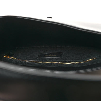 Saint Laurent Smooth Calfskin Le 5 A 7 Hobo Black 4 of 10