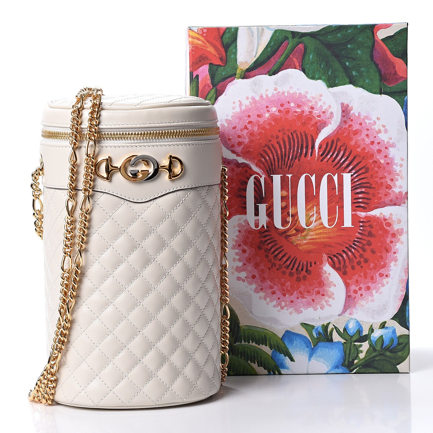 Gucci Calfskin Trapuntata Zumi Belt Bag Off White 11 of 11